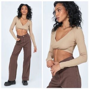 PRINCESS POLLY Suri Long Sleeve Top